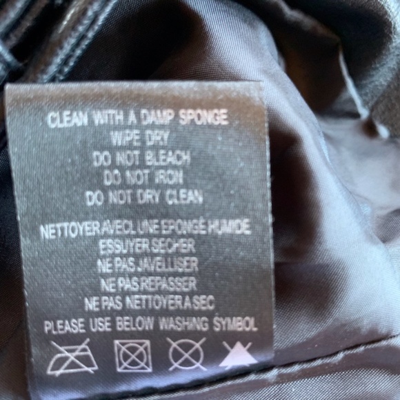 Stunning VIGOSS Faux Leather Embellished Moto NWOT - Picture 8 of 8